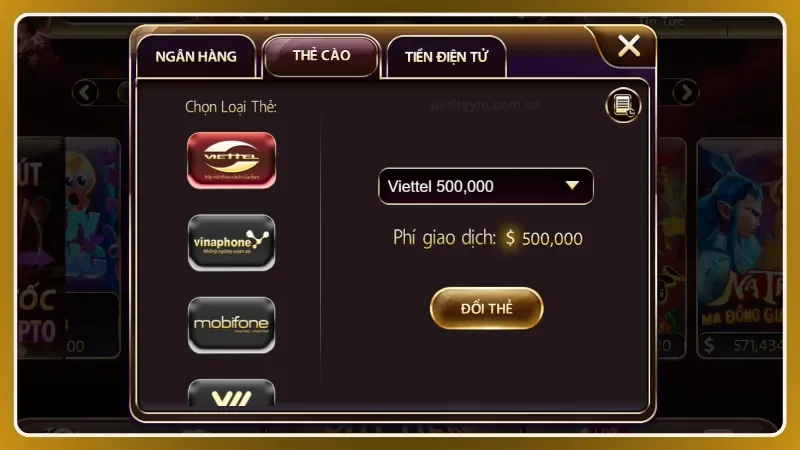 Thao tác quy đổi đơn giản giúp nhận mã thẻ nhanh chóng với quy trình minh bạch